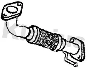 Klarius Front Exhaust Pipe For Hyundai Kia Cee'd I30 Pro Cee'd