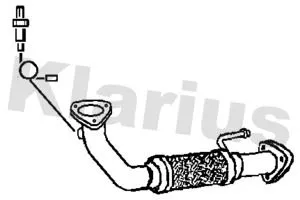 Klarius Front Exhaust Pipe For Chevrolet Opel Vauxhall Antara Captiva