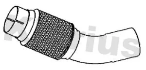 Klarius Front Exhaust Pipe For Bmw 3 5 Series X1