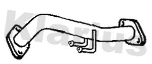 Klarius Front Exhaust Pipe For Audi Ford A1 C-max Focus Grand C-max Kuga Mondeo 