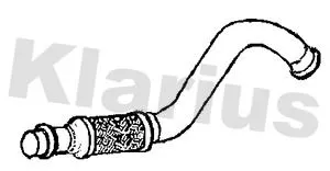 Klarius Front Exhaust Pipe For Citroën Ds Peugeot 5008 Berlingo Berlingo Multisp