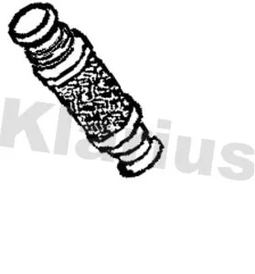Klarius Front Exhaust Pipe For Nissan Navara Np300