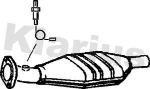 Exhaust Catalytic Converter Fits Renault Megane