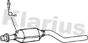 Exhaust Catalytic Converter Fits Volvo 740 940