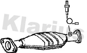 Exhaust Catalytic Converter Fits Honda Accord Civic