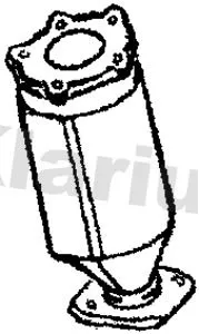 Exhaust Catalytic Converter Fits Nissan Micra