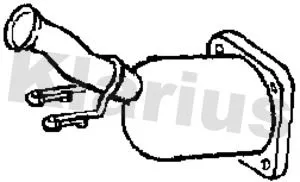 Exhaust Catalytic Converter Fits Peugeot 307