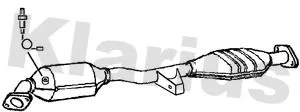 Exhaust Catalytic Converter Fits Subaru Forester Impreza Outback