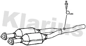 Exhaust Catalytic Converter Fits Audi Tt