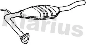 Exhaust Catalytic Converter Fits Vw Transporter