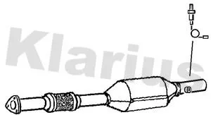 Exhaust Catalytic Converter Fits Mg Rover 75 Mg Zt Mg Zt-