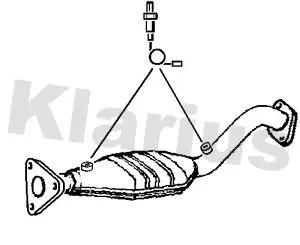 Exhaust Catalytic Converter Fits Ford Focus