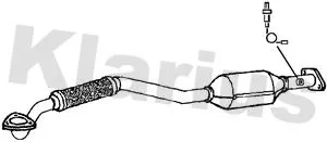 Exhaust Catalytic Converter Fits Opel Vauxhall Astra