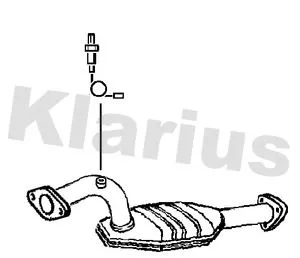Exhaust Catalytic Converter Fits Honda Jazz