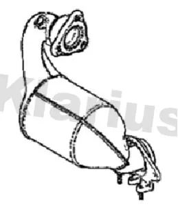 Exhaust Catalytic Converter Fits Renault Captur Clio Kangoo Megane Scénic