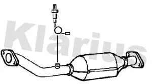 Exhaust Catalytic Converter Fits Nissan Note