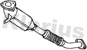 Exhaust Catalytic Converter Fits Ford Tourneo Connect Transit Connect
