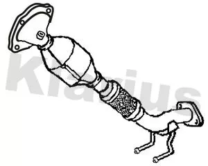 Exhaust Catalytic Converter Fits Ford Kuga