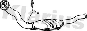 Exhaust Catalytic Converter Fits Peugeot 406