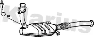 Exhaust Catalytic Converter Fits Renault Clio