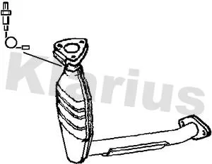 Exhaust Catalytic Converter Fits Ford Focus