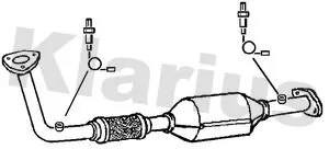 Exhaust Catalytic Converter Fits Opel Vauxhall Vectra