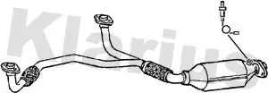 Exhaust Catalytic Converter Fits Opel Vauxhall Vectra
