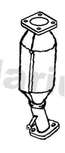 Exhaust Catalytic Converter Fits Ford Mondeo