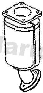 Exhaust Catalytic Converter Fits Suzuki Baleno Liana Wagon R Wagon R+