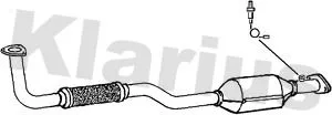 Exhaust Catalytic Converter Fits Daewoo Matiz