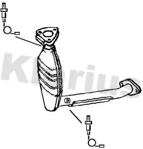 Exhaust Catalytic Converter Fits Ford Focus