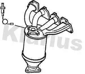 Exhaust Catalytic Converter Fits Opel Vauxhall Astra Corsa Meriva Signum Vectra