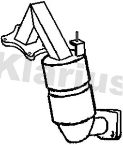 Exhaust Catalytic Converter Fits Nissan Opel Renault Vauxhall Laguna Modus / Grand Modus Primastar Trafic Ii Vivaro