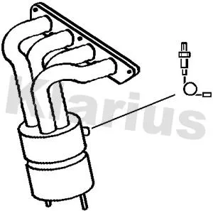 Exhaust Catalytic Converter Fits Land Rover Mg Rover 25 45 Freelander Mg Zs