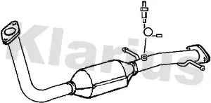 Exhaust Catalytic Converter Fits Suzuki Jimny X-90