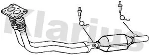 Exhaust Catalytic Converter Fits Volvo S40 V40