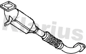 Exhaust Catalytic Converter Fits Ford Focus