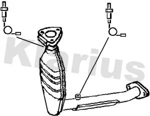 Exhaust Catalytic Converter Fits Ford Focus