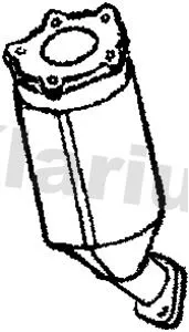 Exhaust Catalytic Converter Fits Hyundai Atos