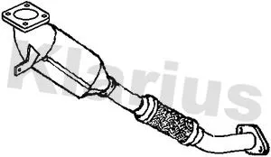 Exhaust Catalytic Converter Fits Ford Focus Tourneo Connect Transit Connect