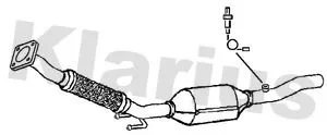 Exhaust Catalytic Converter Fits Skoda Vw Golf New Beetle Octavia