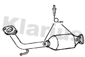 Exhaust Catalytic Converter Fits Honda Civic