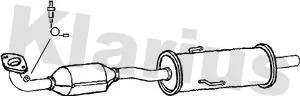 Exhaust Catalytic Converter Fits Mazda 6