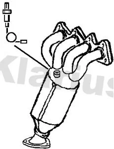 Exhaust Catalytic Converter Fits Opel Saab Vauxhall 9-3 Astra Corsa Meriva Signum Tigra Vectra Zafira