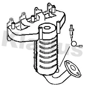 Exhaust Catalytic Converter Fits Ford Fiesta