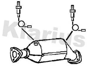 Exhaust Catalytic Converter Fits Audi Vw A4 A6 Passat