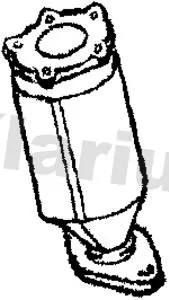 Exhaust Catalytic Converter Fits Nissan Micra Micra C+c Note