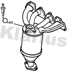 Exhaust Catalytic Converter Fits Toyota Corolla Yaris