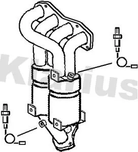 Exhaust Catalytic Converter Fits Toyota Avensis