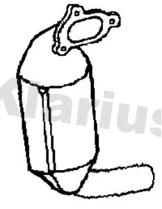 Exhaust Catalytic Converter Fits Fiat Opel Vauxhall 500 Corsa Corsavan Fiorino Meriva Panda Qubo